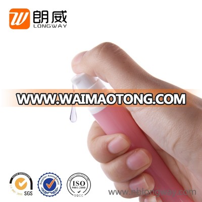 New products 2016 5ml 10ml 15ml pink for body lotion elegant airless bottle