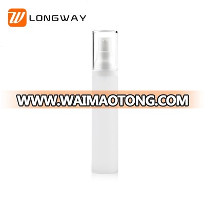 Skin care cream plastic airless bottle 15ml 30ml 50ml matte lotion bottle custom luxury airless pump bottle